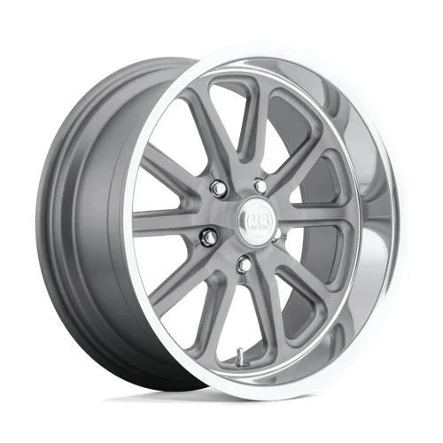 Statusfälgar U111 RAMBLER TEXTURED GRAY W/ DIAMOND CUT LIP 7x18 5/120,65 ET1