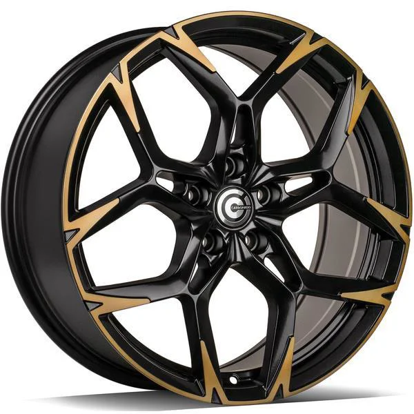 Statusfälgar Monster Black Half Matt with Cooper Front 8x19 5/112 ET40