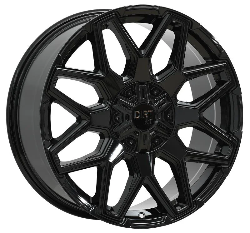 Statusfälgar D212 Glossblack aluminiumfälg