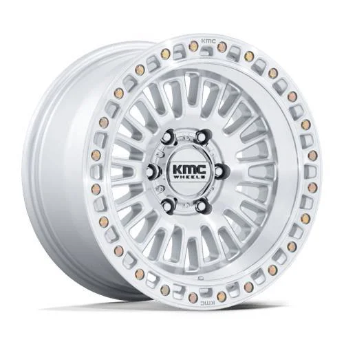 Statusfälgar KM554 AZTEC GLOSS SILVER W/ MACHINED FACE 8.5x17 6/120 ET0