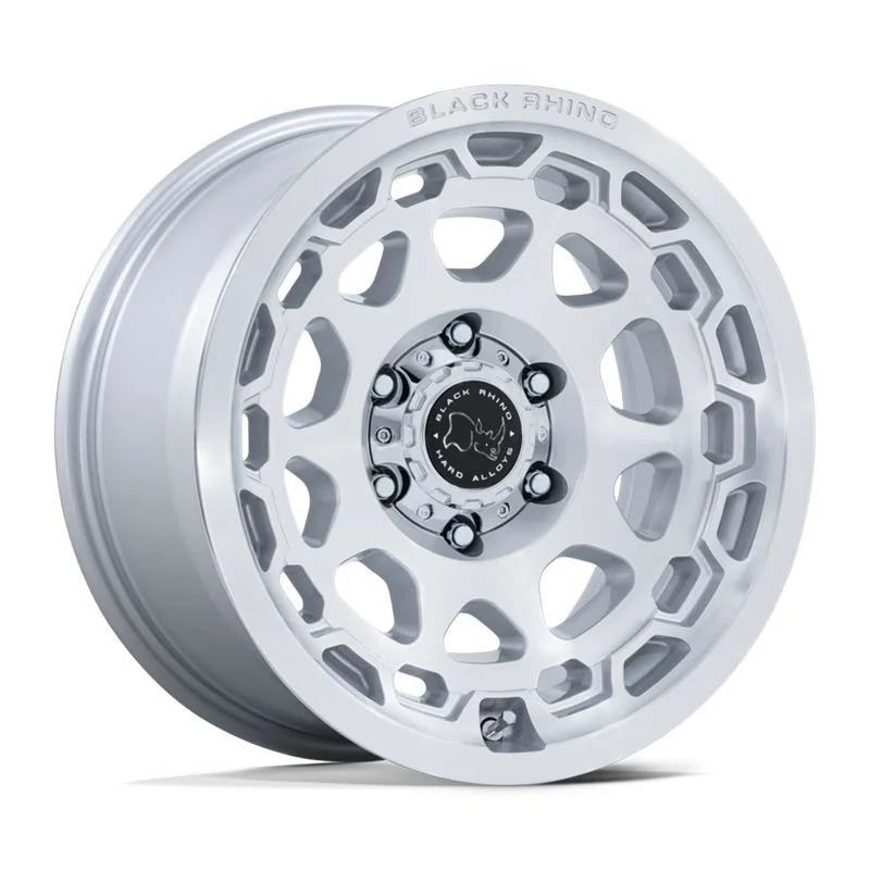 Statusfälgar BR026 CONGO GLOSS SILVER W/ MACHINED FACE 8.5x17 5/127 ET0