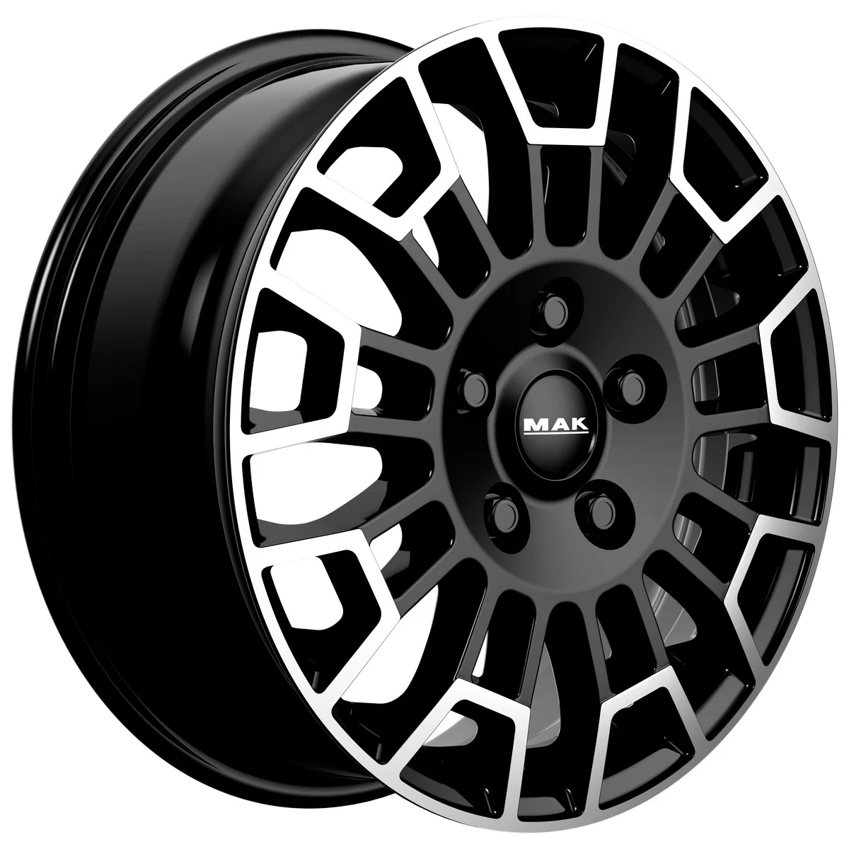 OCL MAK Nomad blk/pol 7x17 5/118 ET45