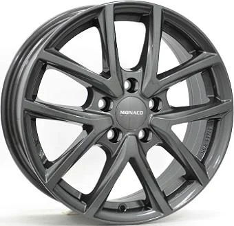 Däckline MONACO WHEELS CL2 Anthracite Dark 7x17 5/100 ET45