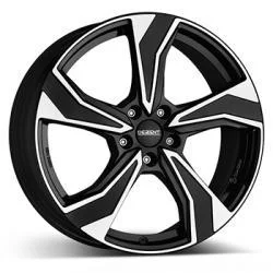 Däckline DEZENT KB dark Black/polished 6.5x16 5/112 ET46