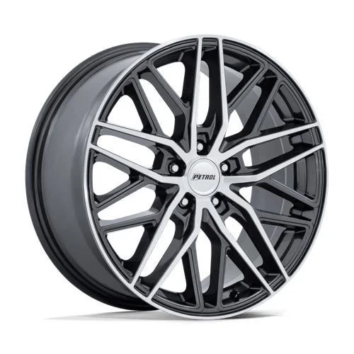 Statusfälgar PE004 P3E GLOSS GUNMETAL W/ BRUSHED MACHINED FACE 8x18 5/120 ET40
