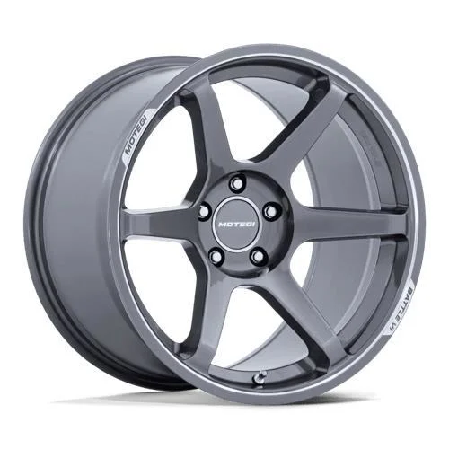 Statusfälgar MR160 BATTLE VI GLOSS GUNZILLA W/ MACHINED LIP 9.5x19 5/100 ET40