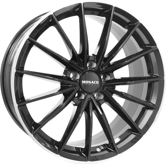 Statusfälgar GP14 Black Lip Pol 8x18 5/112 ET45