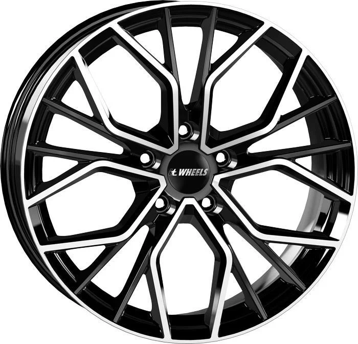 Statusfälgar TIARA Black Polished 8x18 5/112 ET30