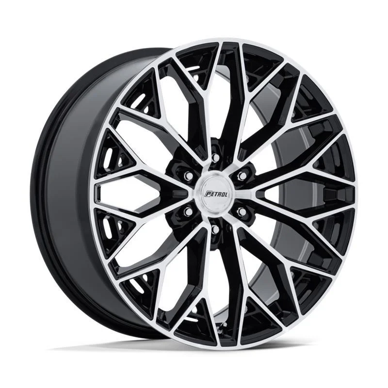 Statusfälgar PE006 P5E GLOSS BLACK W/ MACHINED FACE 9.5x20 6/139,7 ET25
