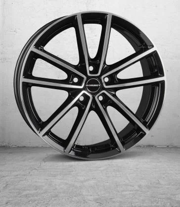 Statusfälgar W Gloss Black Polished 7x17 5/108 ET45