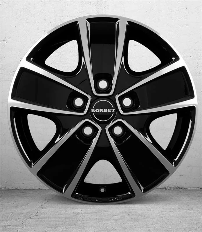 Statusfälgar CWG Gloss Black Polished 6x16 5/130 ET68