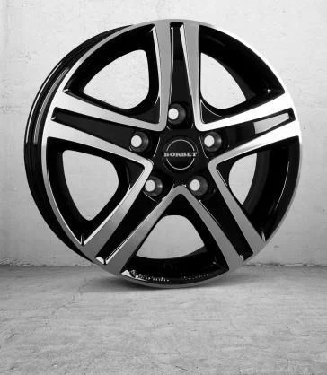 Statusfälgar CWD Gloss Black Polished 6x16 5/130 ET68