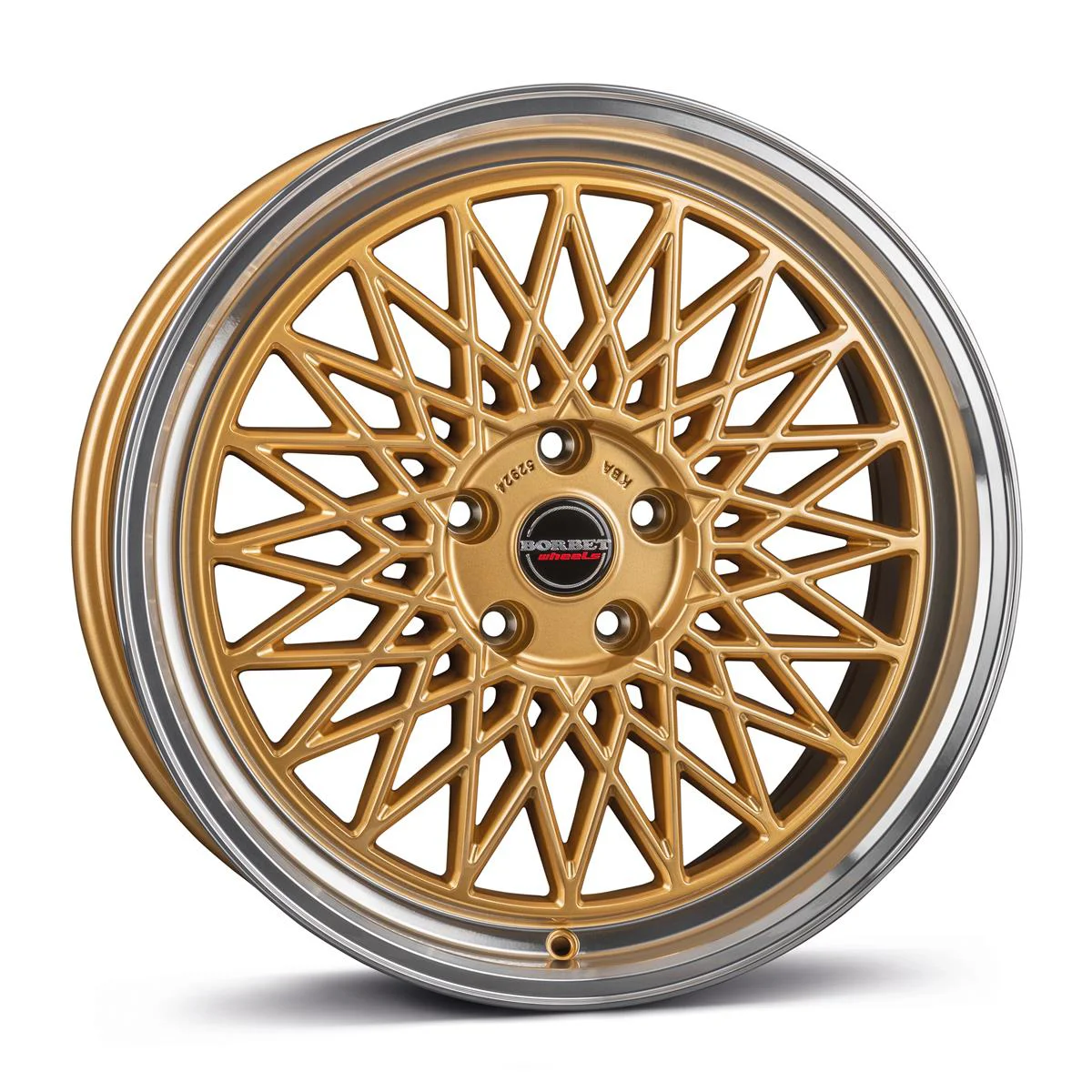 Rautamo BORBET B Gold Rim Pol 8x17 5/120 ET35