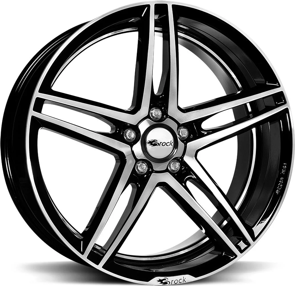 Rautamo BROCK B33 Black Full Pol 8.5x18 5/100 ET35
