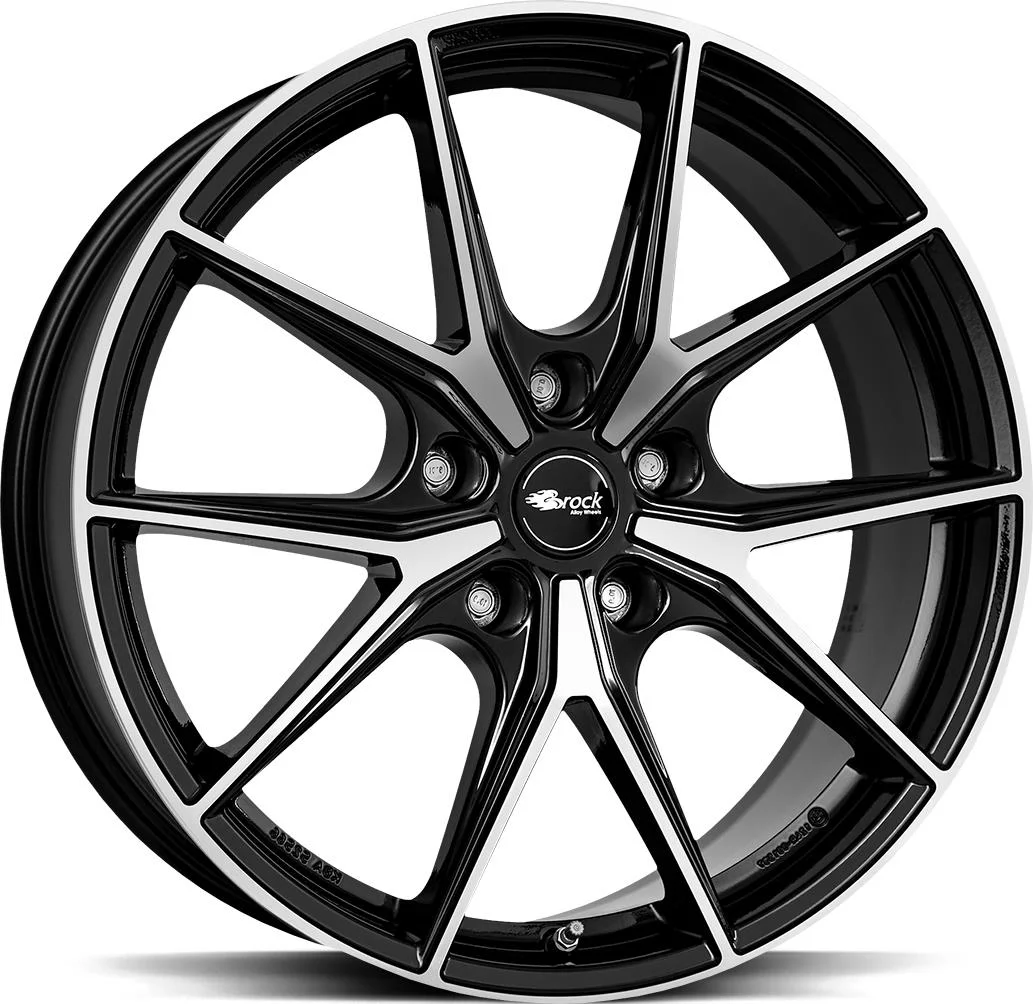 Rautamo BROCK B40 Black Full Pol 8x19 5/112 ET45