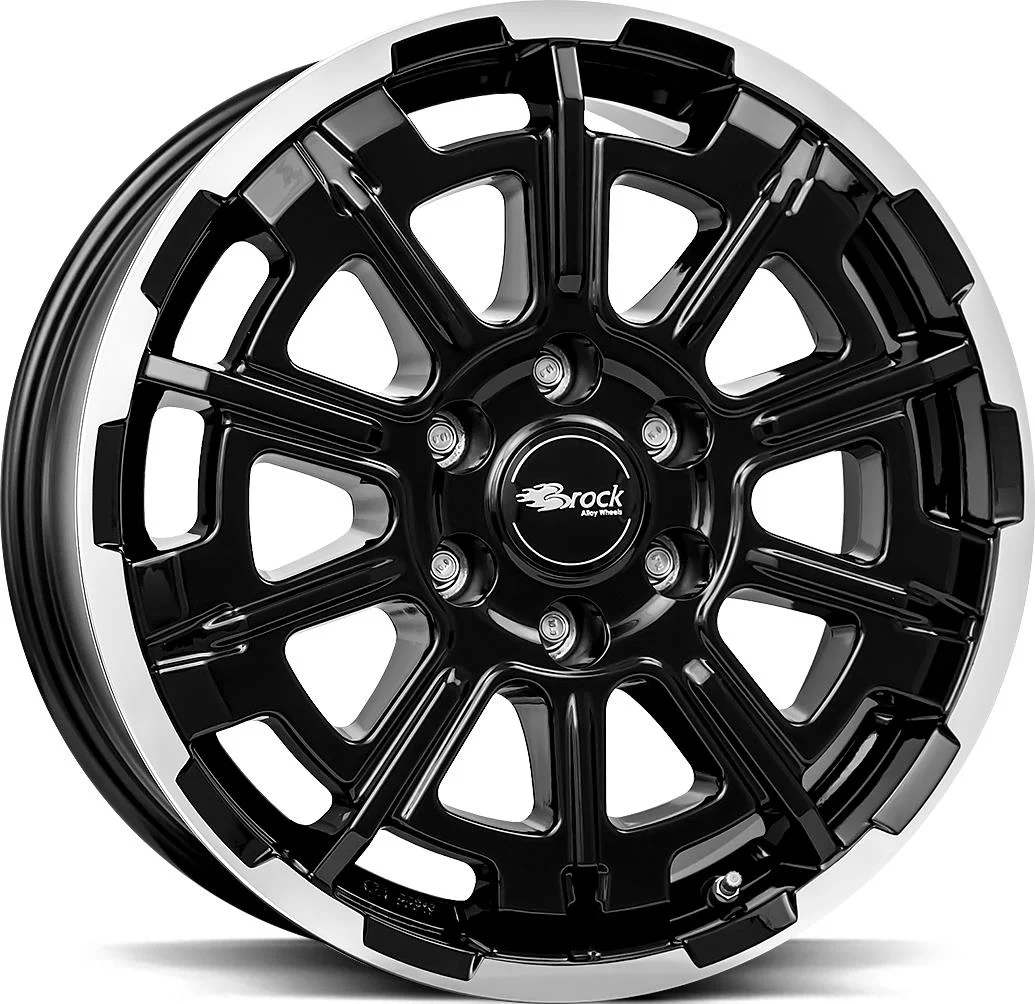 Rautamo BROCK B45 Black Full Pol 7x17 5/120 ET47