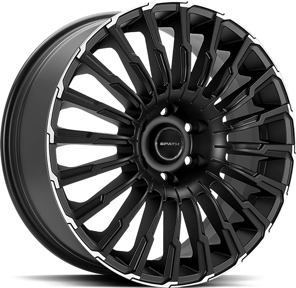 Rautamo SPATH SP47H Gloss Black Pol Lip 8.5x20 6/130 ET50