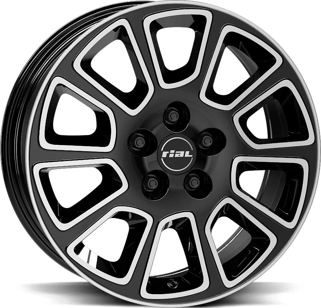 Rautamo RIAL Transporter 2 Diam Black Pol 6x16 5/112 ET30