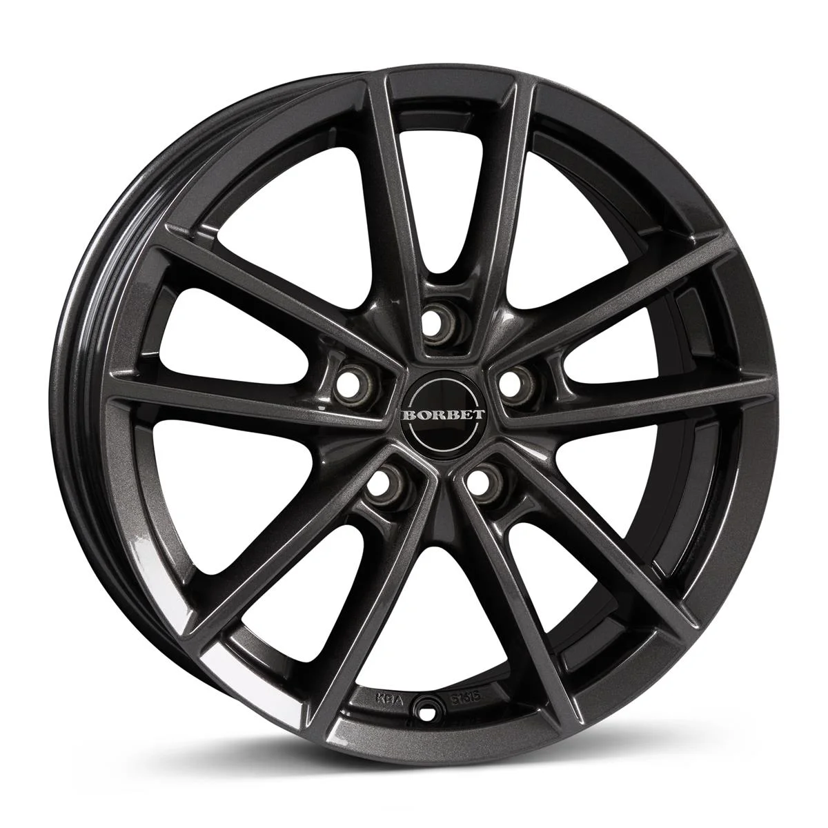 Rautamo BORBET W Mist Antracite Gloss 7x17 5/112 ET48