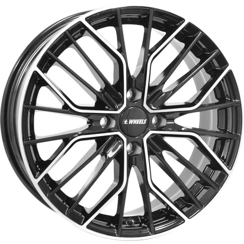 Statusfälgar TIARA 4 Black Polished 7x17 4/108 ET31