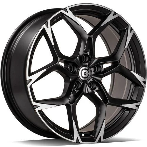 Statusfälgar Monster Matt Black Front Polished 8x18 5/112 ET40