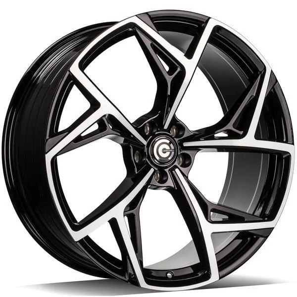 Statusfälgar Blaster Black Front Polished 9.5x22 5/112 ET25