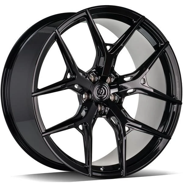Statusfälgar MF.4 Black Glossy 10x22 5/112 ET20