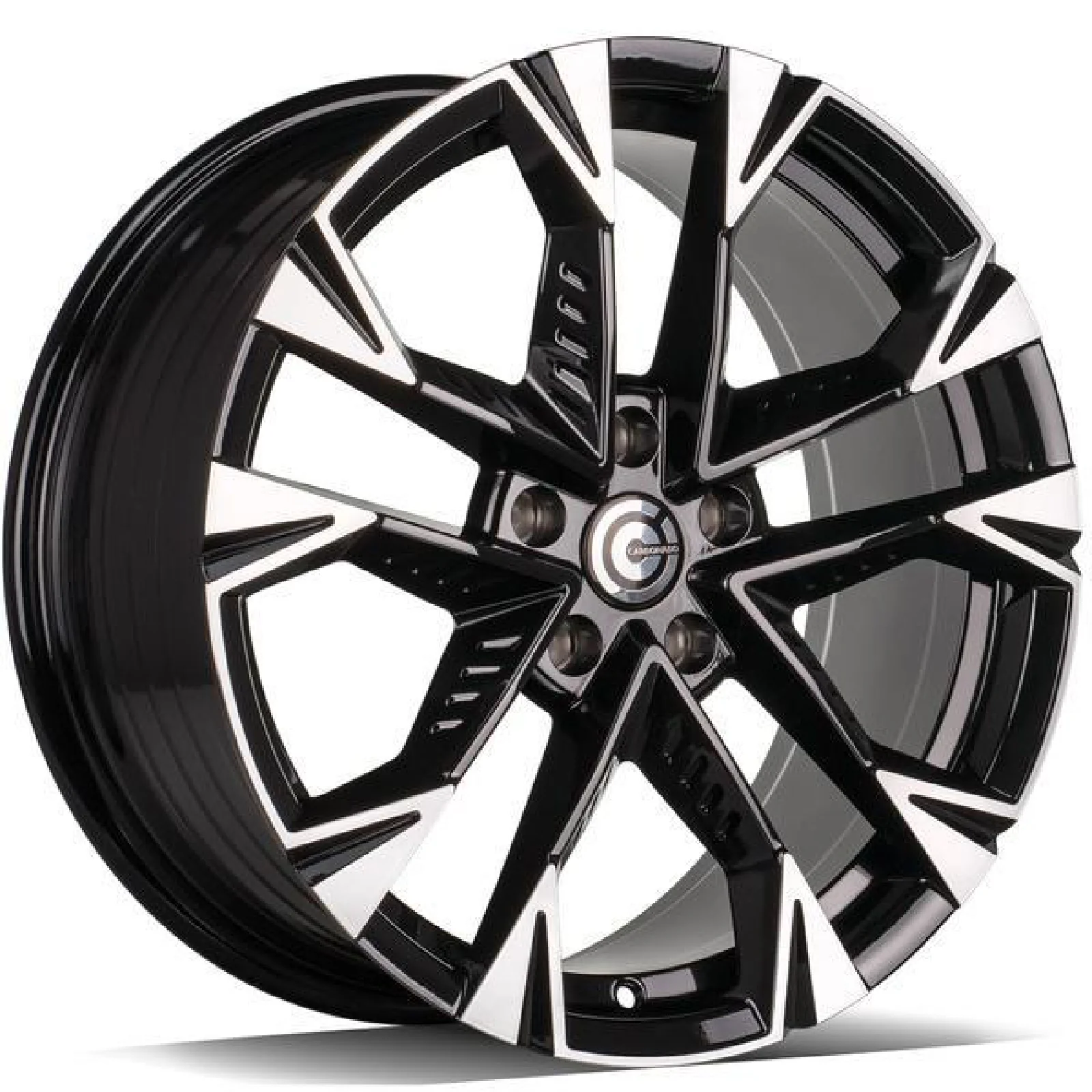 Statusfälgar Trip Black Front Polished 8x18 5/112 ET40