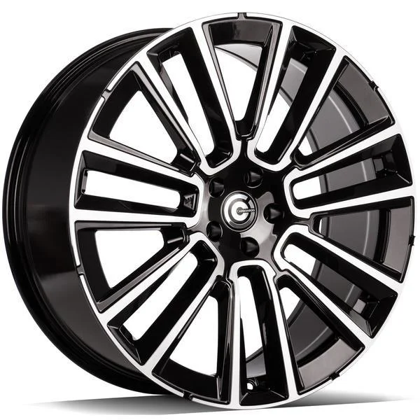 Statusfälgar Knockout Black Front Polished 8x19 5/108 ET42
