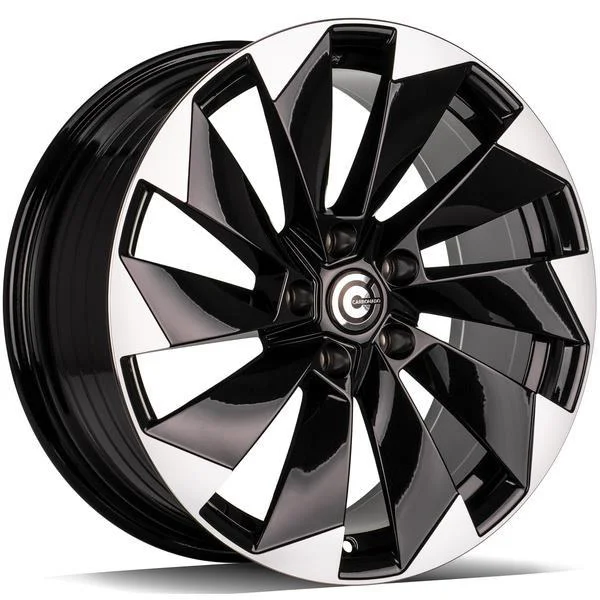 Statusfälgar Mask Black Front Polished 8x18 5/112 ET40