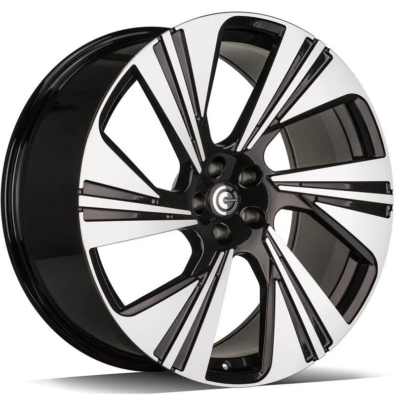 Statusfälgar Imperial Black Front Polished 10x22 5/112 ET20