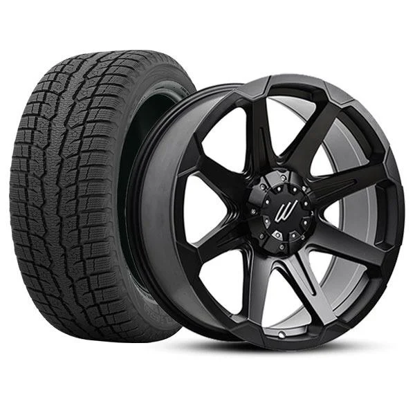 ABS Wheels 273524  DIRT A.T D05 Flatblack + PRICE PACK 275/60R20 WOWTO 9x20 6/139,7 ET20