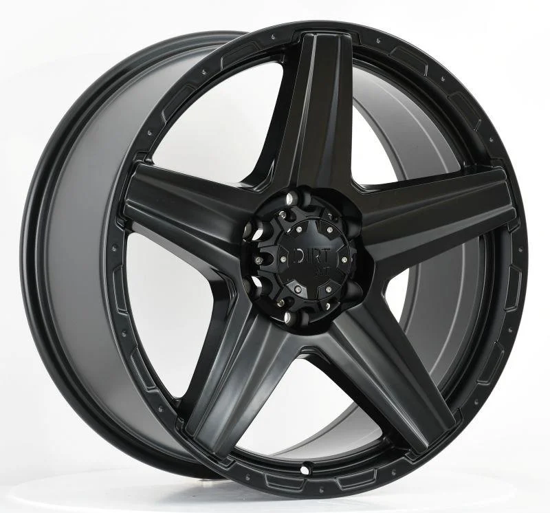 Statusfälgar D93 Flatblack 8x18 6/139,7 ET20