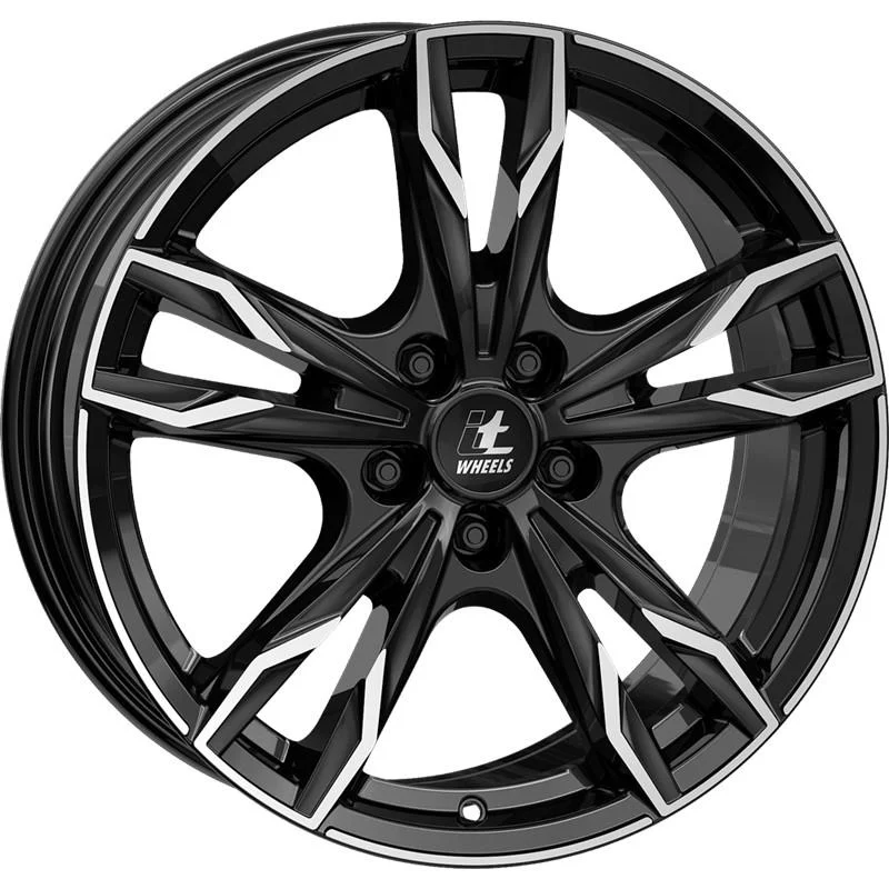 Statusfälgar Gina Black Polished 8x18 5/108 ET45