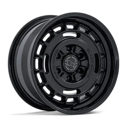 Statusfälgar BR600 VAGABOND MATTE BLACK W/ GLOSS BLACK LIP 8x17 6/130 ET32
