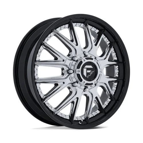 Statusfälgar D407 CATALYST DUALLY CHROME W/ GLOSS BLACK LIP 8.3x22 8/210 ET105