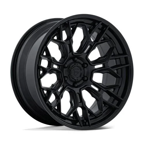 Statusfälgar FC409 HIVE MATTE BLACK W/ GLOSS BLACK LIP 10x22 6/139,7 ET-18