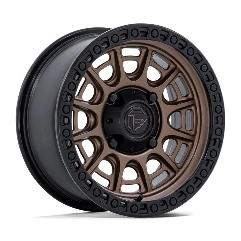 Statusfälgar FV832 CYCLE UTV MATTE BRONZE W/ MATTE BLACK LIP 7x15 4/156 ET10
