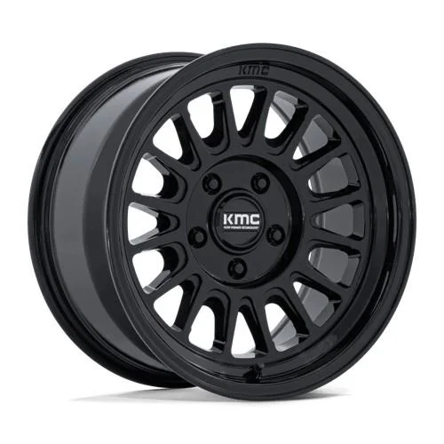 Statusfälgar KM733 IMPACT FFT GLOSS BLACK 9x18 8/170 ET0