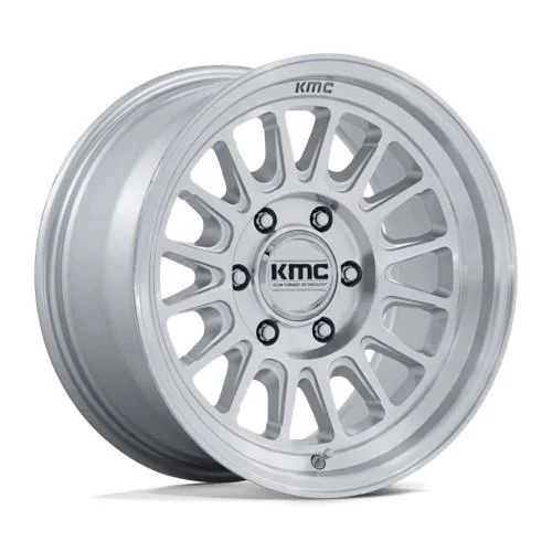 Statusfälgar KM733 IMPACT FFT GLOSS SILVER W/ MACHINED FACE 9x18 8/170 ET0