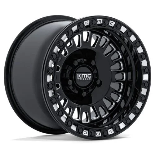 Statusfälgar KS242 AZTEC UTV BEADLOCK GLOSS BLACK MILLED 7x15 5/114,3 ET38