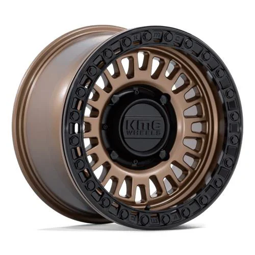 Statusfälgar KS242 AZTEC UTV BEADLOCK MATTE BRONZE W/ MATTE BLA 7x15 4/156 ET38