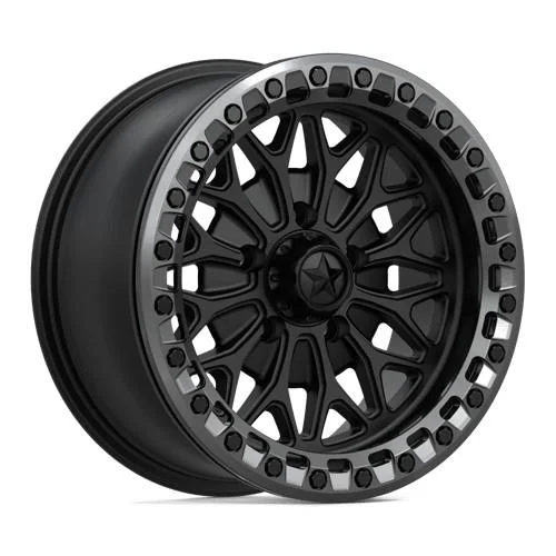 Statusfälgar MA53 BOLO UTV BEADLOCK MATTE BLACK W/ GLOSS GUNMET 7x15 4/156 ET38