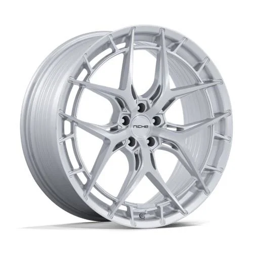 Statusfälgar NC286 RIVIERA GLOSS SILVER W/ BRUSHED FACE 9x20 5/112 ET20
