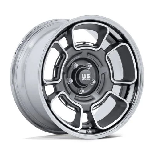 Statusfälgar UC147 FLAGSTAFF ANTHRACIE W/ MACHINED FACE & CHROM 11x20 5/127 ET-6