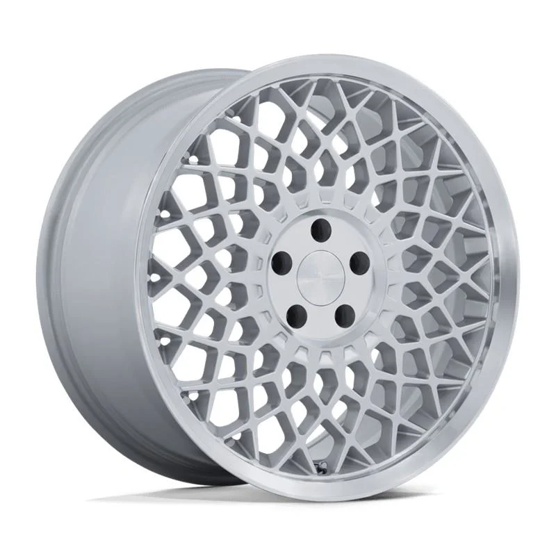 Statusfälgar RC212 CJJ GLOSS SILVER W/ MACHINED LIP 8.5x19 5/112 ET45