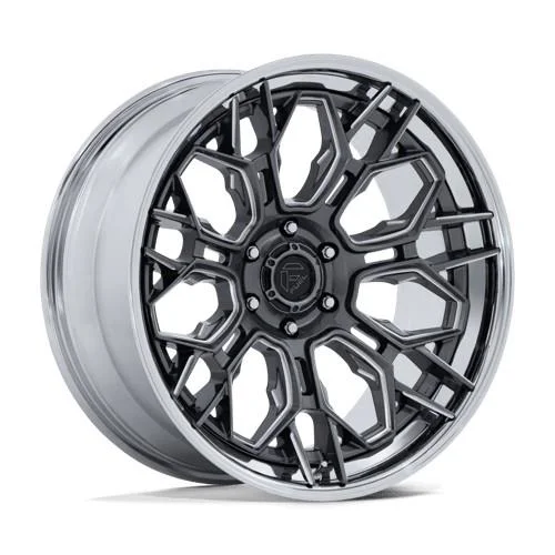 Statusfälgar FC409 HIVE GLOSS GUNMETAL W/ CHROME LIP 9.5x22 6/139,7 ET20