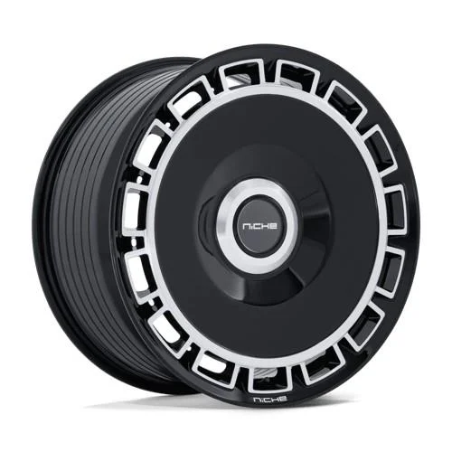 Statusfälgar NC287 VENICE GLOSS BLACK W/ MACHINED FACE 9x22 5/112/120 ET20