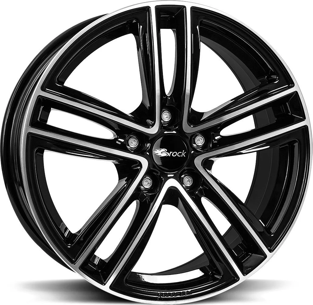 Rautamo BROCK RC27 Black Full Pol 6x16 5/100 ET45