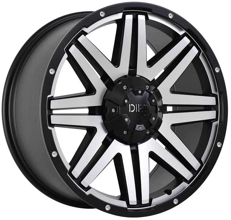 Statusfälgar D68 Flatblack machined face 9x20 6/114,3 ET25